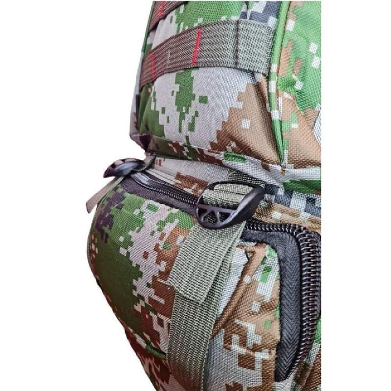 Mochila Resistente Impermeavel Camuflada Grande 5 Bolsos Camping Trilha Aventura Viagem