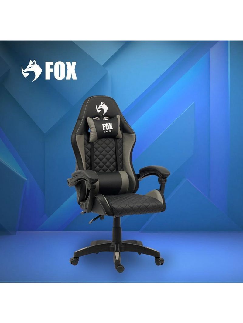 Cadeira Gamer Fox Racer Vulpes Cinza WZ-318
