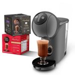 Kit Cafeteira Dolce Gusto Genio S Basic Grafite com Bebidas Kopenhagen 110V