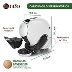 Cafeteira Dolce Gusto Neo para Cafés Pretos com Cápsulas Compostáveis Branco 110V