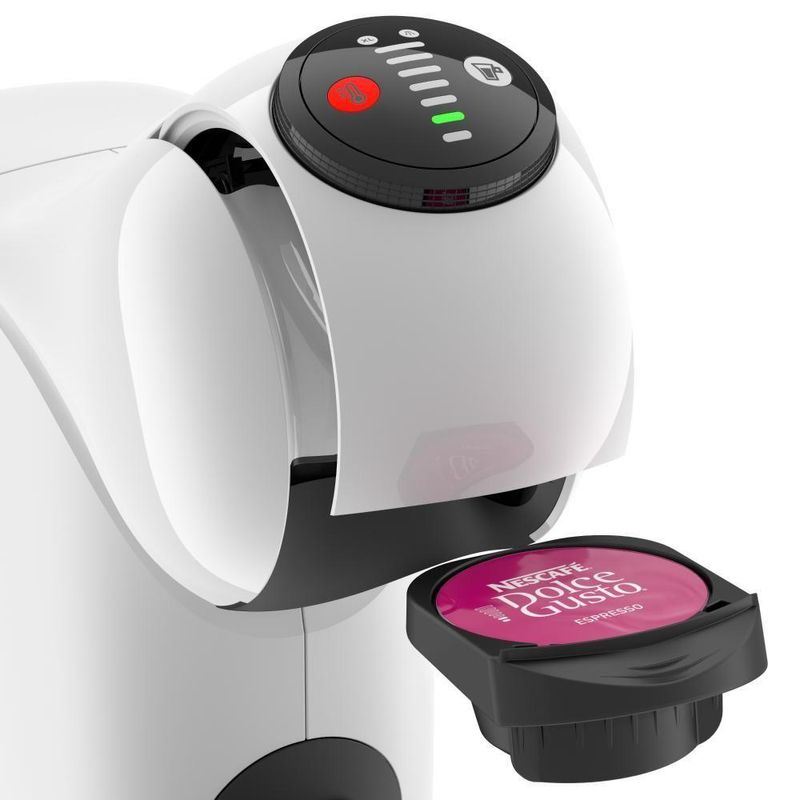 Cafeteira Dolce Gusto Genio S Basic Branco para Cápsulas com Painel LED 220V