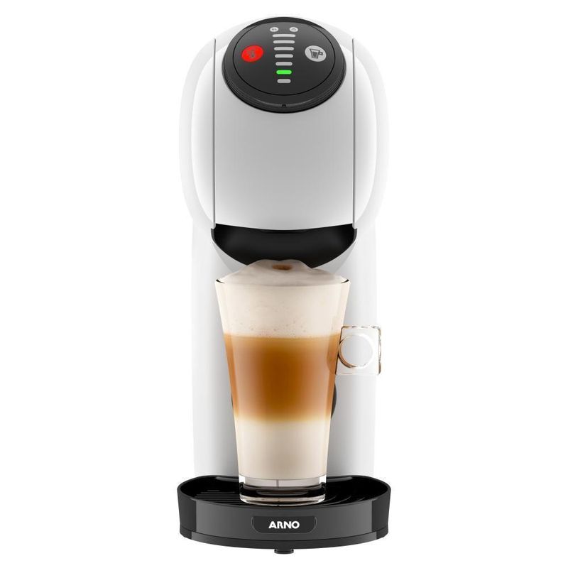 Cafeteira Dolce Gusto Genio S Basic Branco para Cápsulas com Painel LED 220V