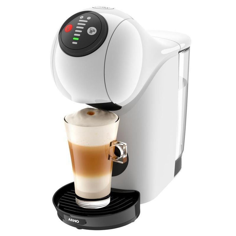 Cafeteira Dolce Gusto Genio S Basic Branco para Cápsulas com Painel LED 220V