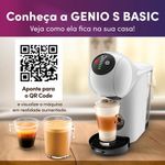Cafeteira Dolce Gusto Genio S Basic Branco para Cápsulas com Painel LED 220V