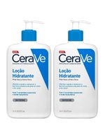 Cerave kit com duas loções hidratantes
