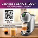 Cafeteira Dolce Gusto Genio S Touch Prata com Painel Digital 110V