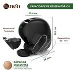 Cafeteira Dolce Gusto Neo Exclusiva Cafés Pretos Nescafé Preta Onyx 220V