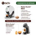 Cafeteira em Cápsulas Dolce Gusto Neo Branca Sustentável para Cafés Pretos 220V