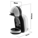 Cafeteira Dolce Gusto Mini Me Cinza e Preta Automatica para Capsulas 220V