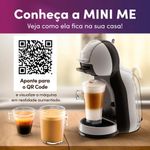Cafeteira Dolce Gusto Mini Me Cinza e Preta Automatica para Capsulas 220V