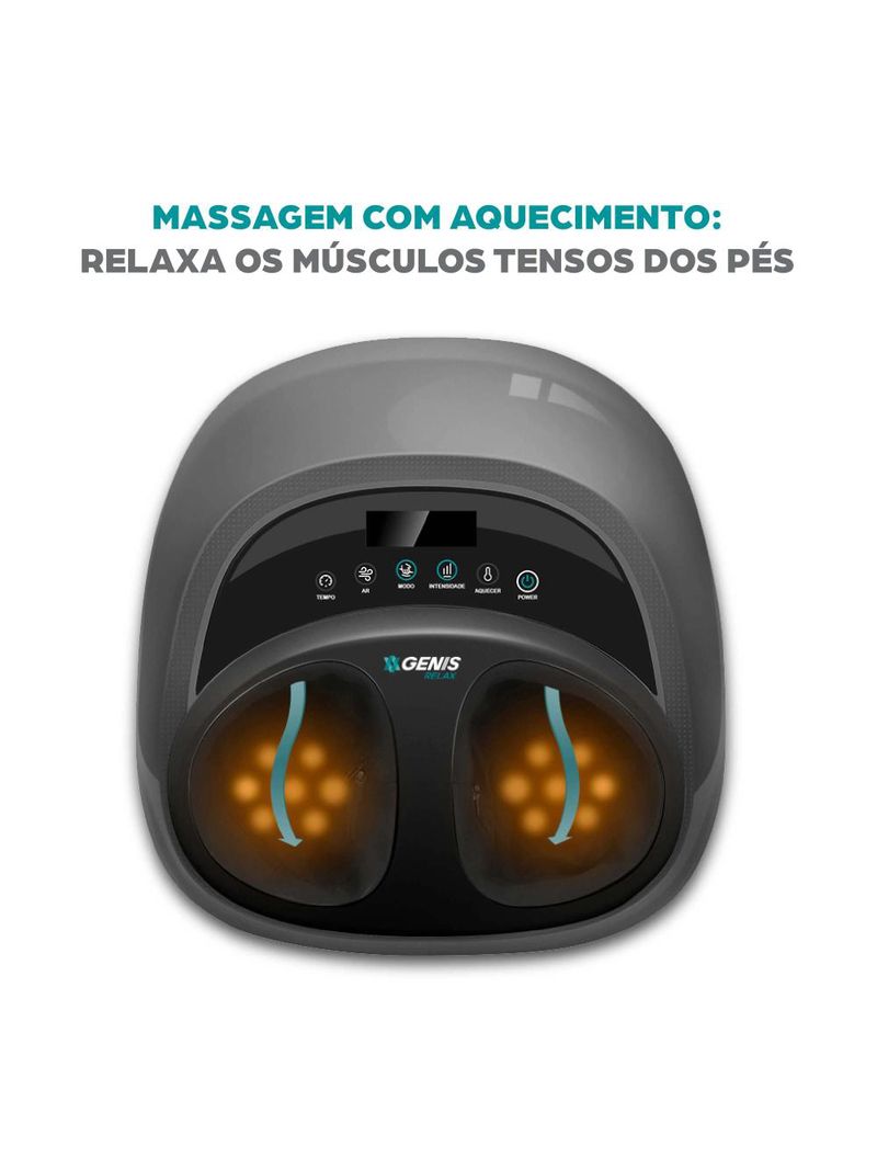 Massageador para pés foot zen genis relax polishop