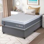 Cama Box Baú Luanda Espuma D28 Solteirão 96x203 King House