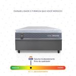 Cama Box Baú Luanda Espuma D28 Solteirão 96x203 King House