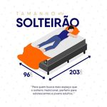 Cama Box Baú Luanda Espuma D28 Solteirão 96x203 King House
