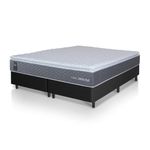 Cama Box Argel Espuma D33 Queen 158x198 Preto King House