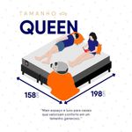 Cama Box Argel Espuma D33 Queen 158x198 Preto King House