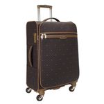 Mala de viagem média 23kg munique café 70cm com giro 360º
