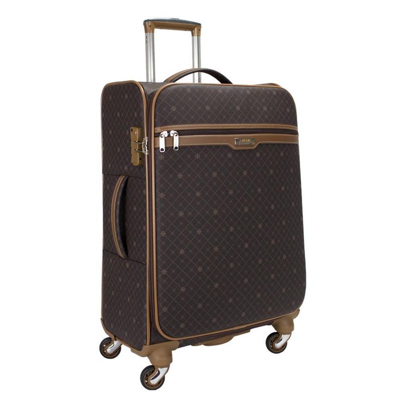 Mala de viagem média 23kg munique café 70cm com giro 360º
