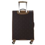 Mala de viagem média 23kg munique café 70cm com giro 360º