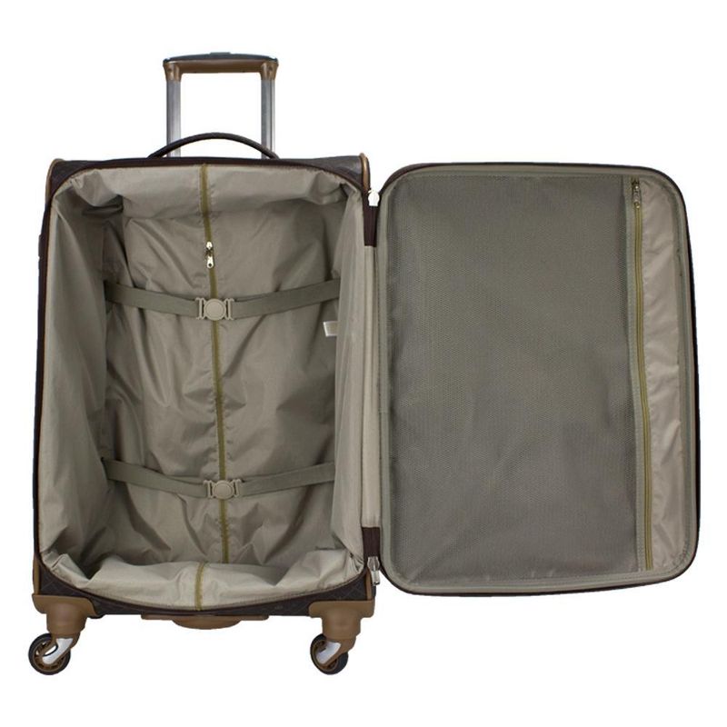 Mala de viagem média 23kg munique café 70cm com giro 360º