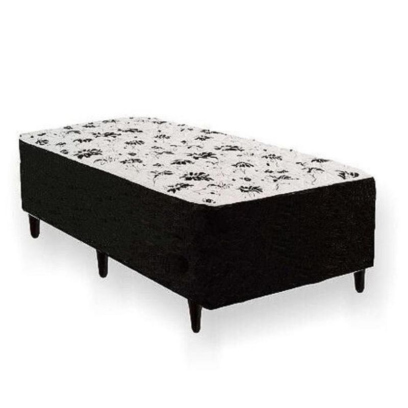 Cama Box Solteiro Conjugada Ortopédica Bambu 88x188