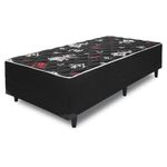 Cama Box Solteiro Conjugada Ortopédica Bambu 88x188