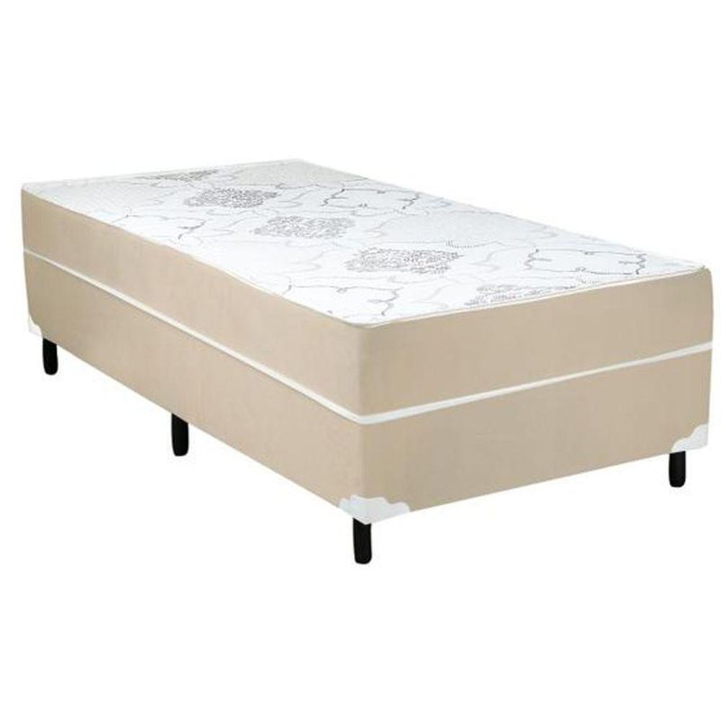 Cama Box Solteiro Conjugada Ortopédica 88x188 5cm
