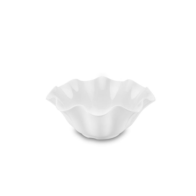 Saladeira flower branco 28x28x12cm 2,4l haus concept