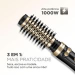 Escova Rotativa Black Gold Argan Mondial - 220v