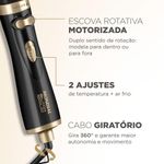 Escova Rotativa Black Gold Argan Mondial - 220v