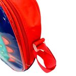 Conjunto Mochila Rodinha Lancheira Estojo Dinossauro Escolar