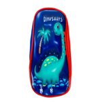 Conjunto Mochila Rodinha Lancheira Estojo Dinossauro Escolar