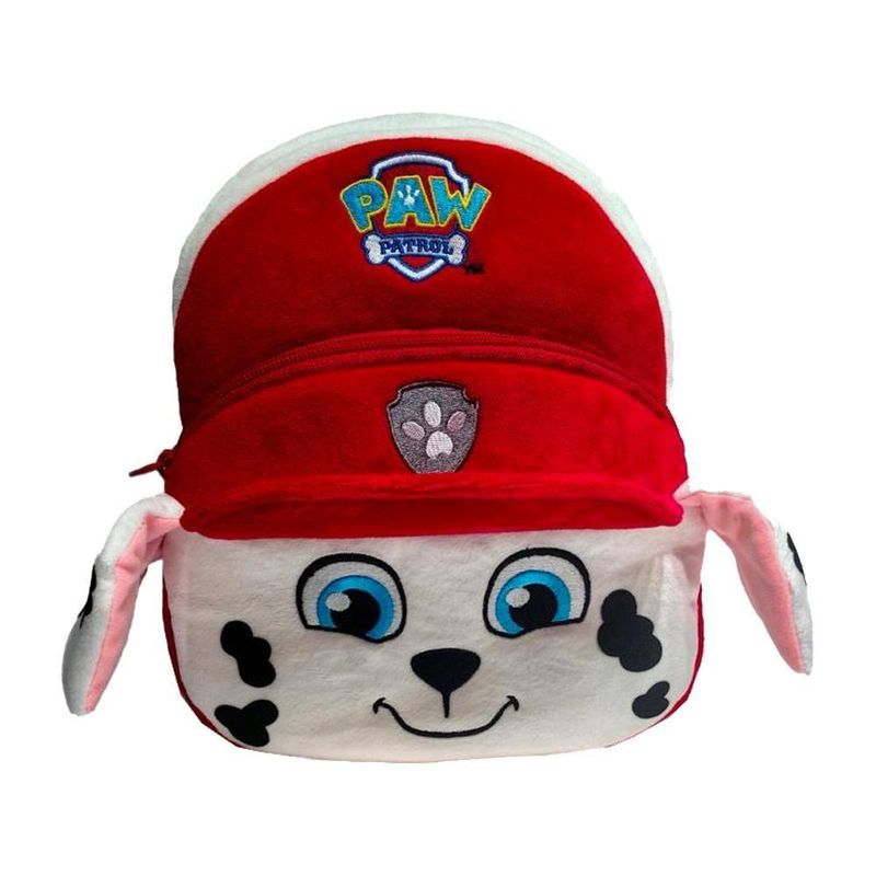 Mochila Infantil De Pelúcia Patrulha Canina Marshall