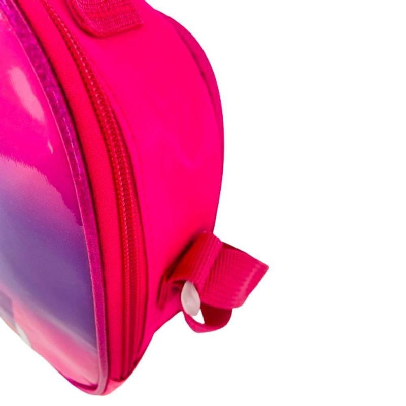 Kit Mochila Rodinhas Lancheira Estojo Unicornio Impermeavel