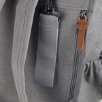 Mochila Multifuncional Em Poliéster Cinza Compartimento Térmico 17l