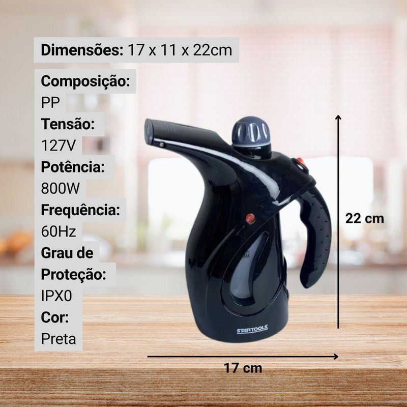 Passadeira A Vapor 110V - Preta