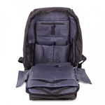 Mochila Anti Furto Roubo Com Cabo Usb Para Notebook Azul