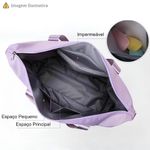 Bolsa De Viagem Mochila Dobrável Grande Impermeável Rosa