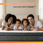 Cama Box Baú Colchão Queen Ortopédico D33 Euro Pillow Ultra 158x198x66cm Cinza