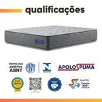 Cama Box Colchão Queen Molas Ensacadas Atlanta 158x198x60cm Cinza