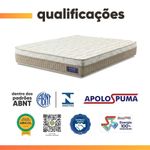 Cama Box Colchão Casal Molas Superlastic Euro Pillow Start 138x188x62cm Apolo Bege