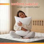 Cama Box Baú Colchão Casal Ortopédico Espuma D33 Hiper 138x188x60cm Apolo Cinza
