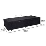 Cama  Box  Baú Solteiro Suede Cama Preto 88x188x45cm