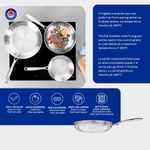 Frigideira Tramontina Grano Aço Inox e Corpo Triplo 30 cm 3,4 L