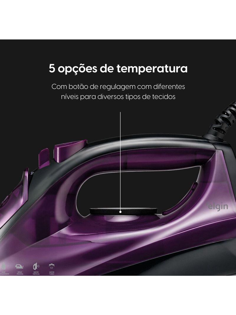Ferro De Passar Easy Pass - Vapor Spray Proteção Contra Superaquecimento 1700W 220V