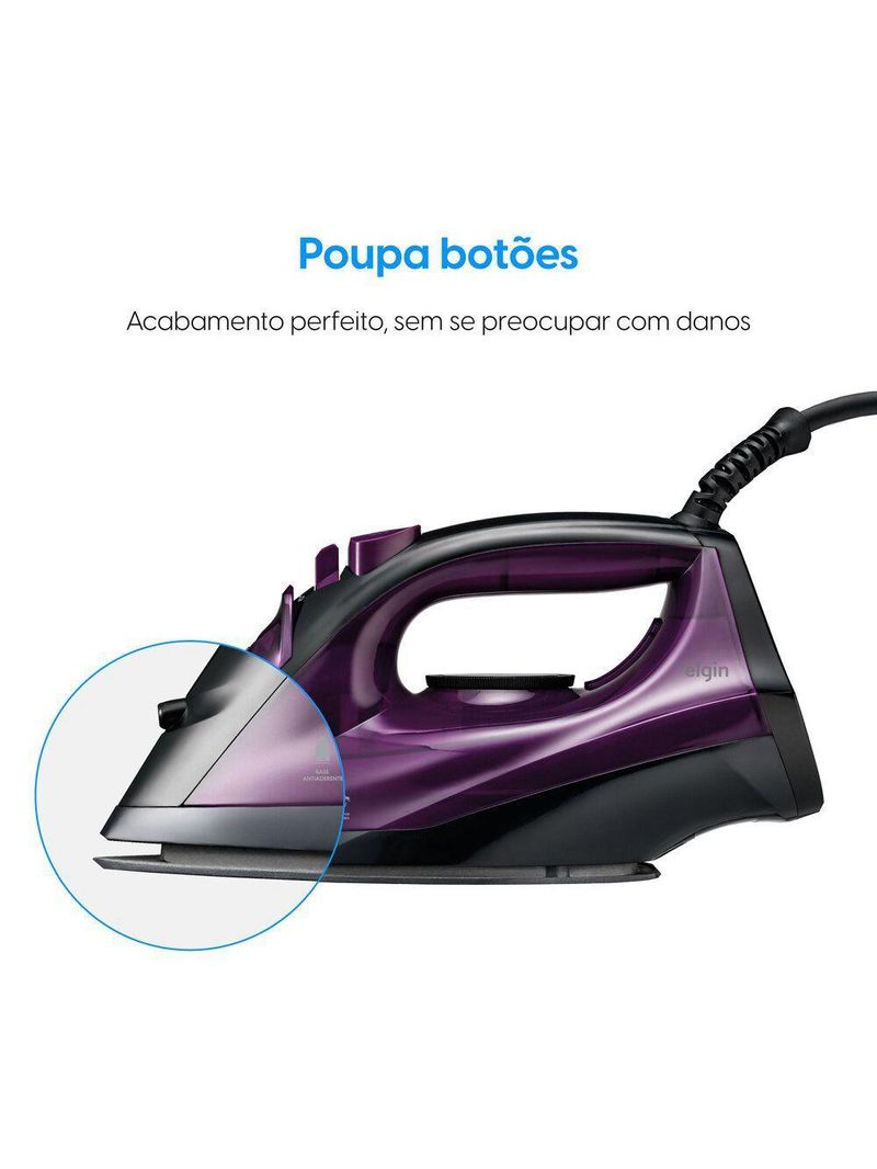 Ferro De Passar Easy Pass - Vapor Spray Proteção Contra Superaquecimento 1700W 220V