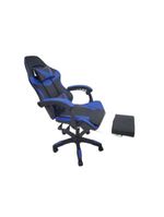 Cadeira Gamer Stillus Ergonômica Oficial Apoio De Pés Azul