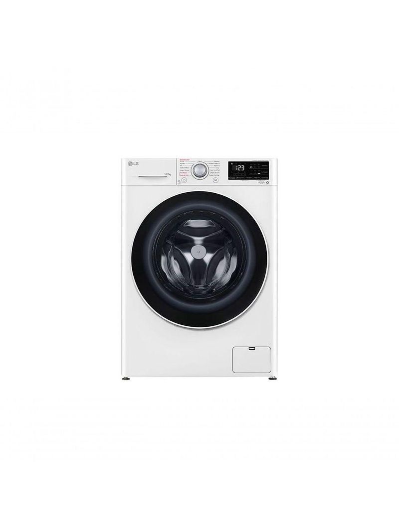 Lava e Seca Smart LG VC5 12kg Branca Com Inteligência Artificial AIDD CV3012WC5 110V