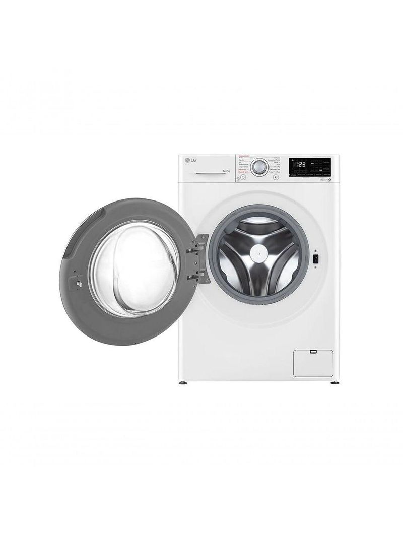 Lava e Seca Smart LG VC5 12kg Branca Com Inteligência Artificial AIDD CV3012WC5 110V