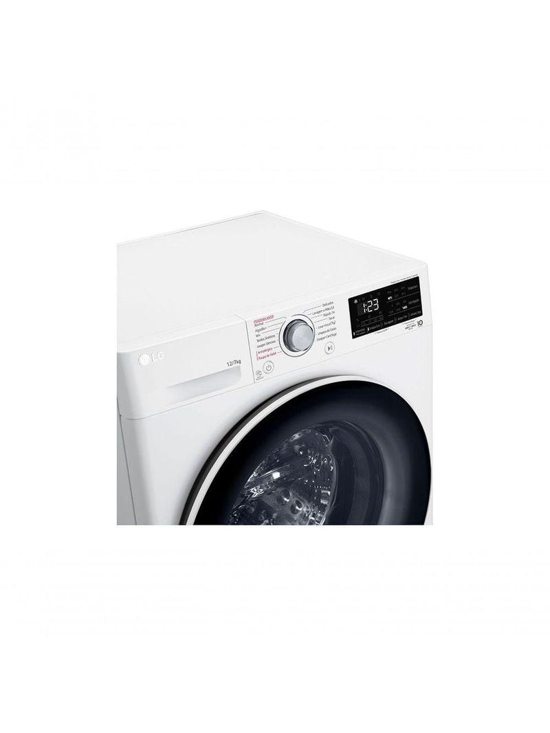 Lava e Seca Smart LG VC5 12kg Branca Com Inteligência Artificial AIDD CV3012WC5 110V
